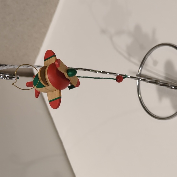 Hallmark Wooden Airplane Christmas Ornament - Picture 1 of 4